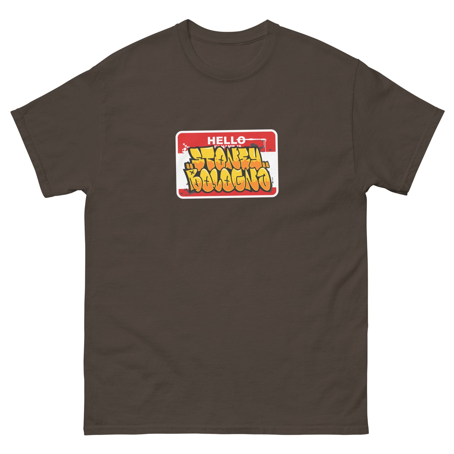 Hello, My Name Is Stoney Bologna Men’s Tee