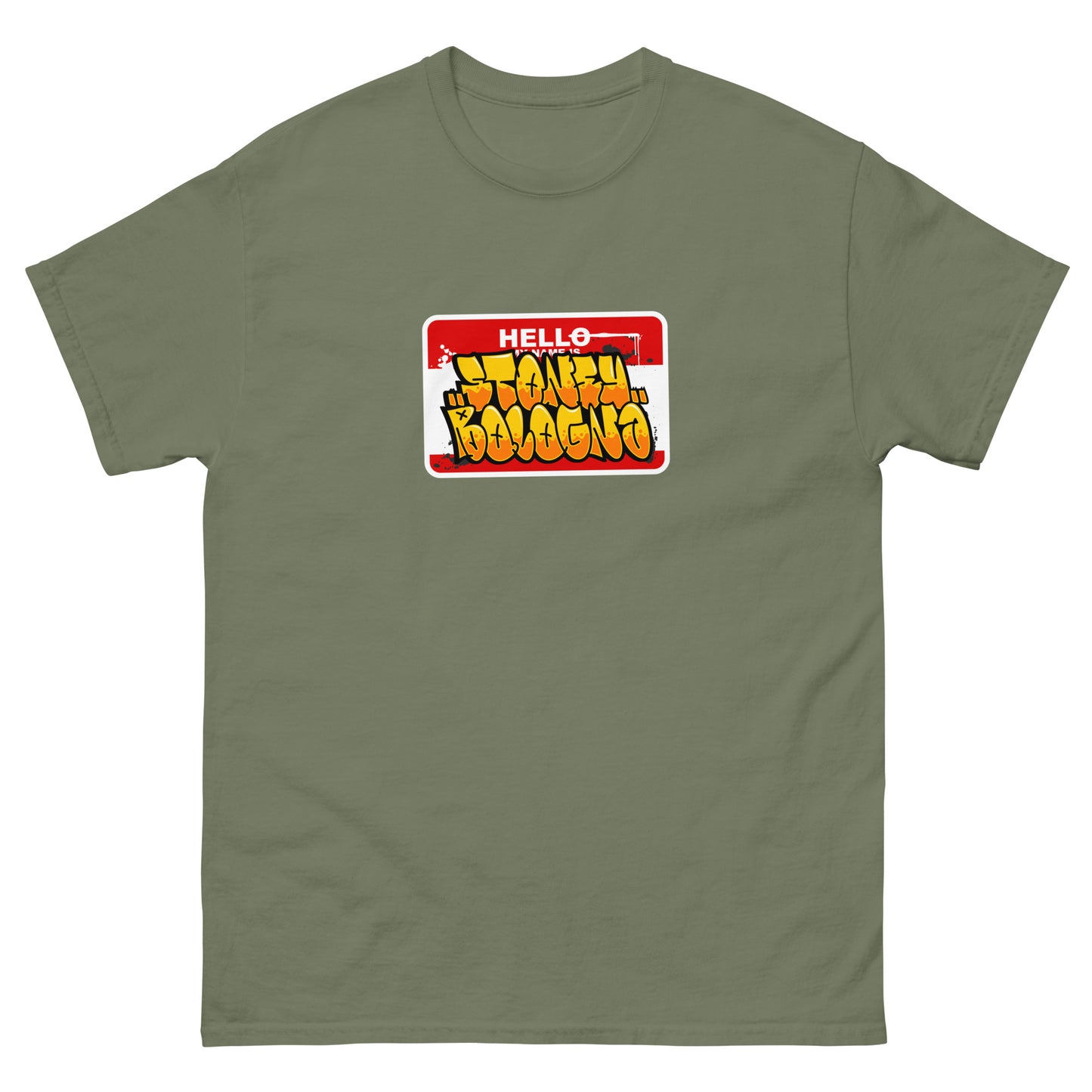 Hello, My Name Is Stoney Bologna Men’s Tee