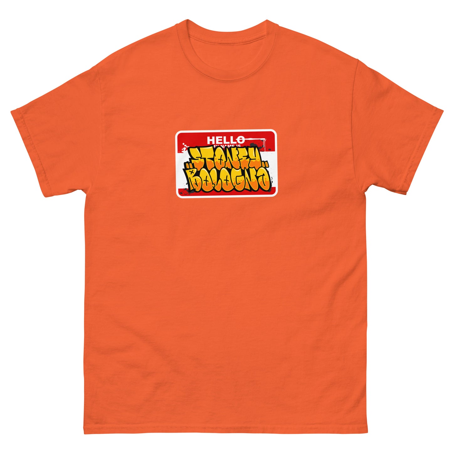 Hello, My Name Is Stoney Bologna Men’s Tee