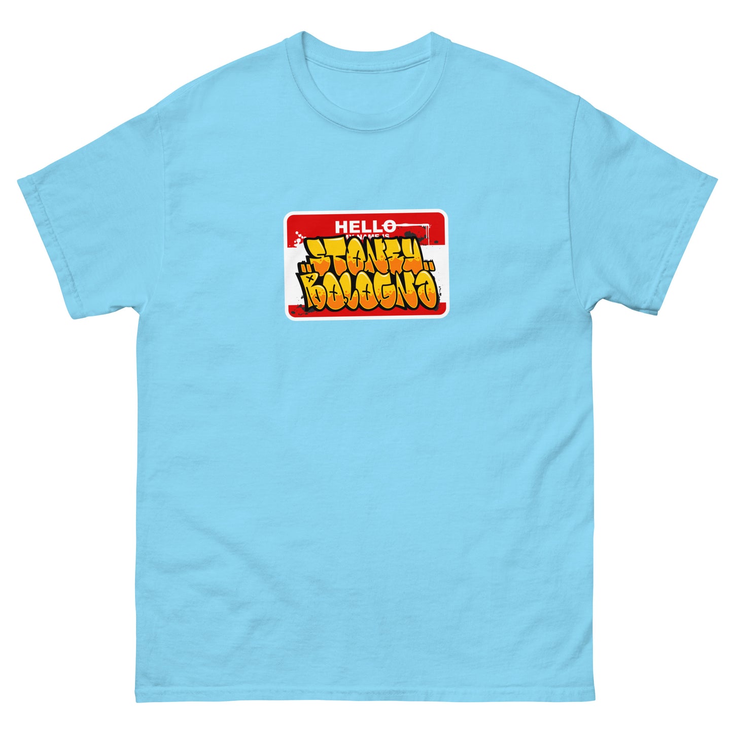 Hello, My Name Is Stoney Bologna Men’s Tee