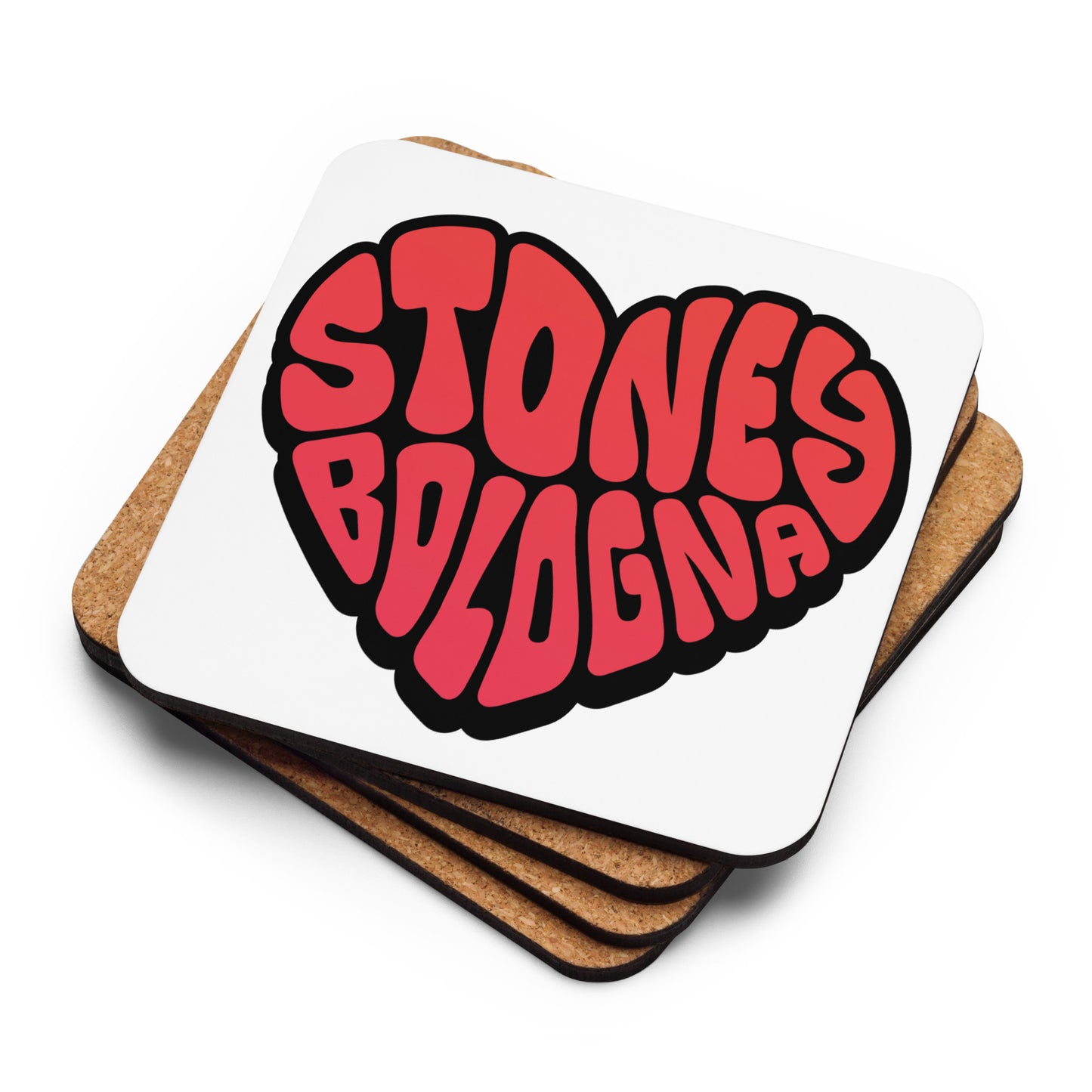 I Heart Stoney Bologna Cork-back Dab Mat