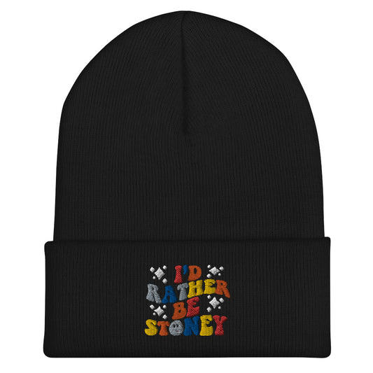 I’d Rather Be Stoney Bologna Cuffed Beanie