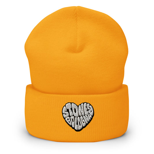 LOVERBOY Collection Stoney Bologna Heart Cuffed Beanie