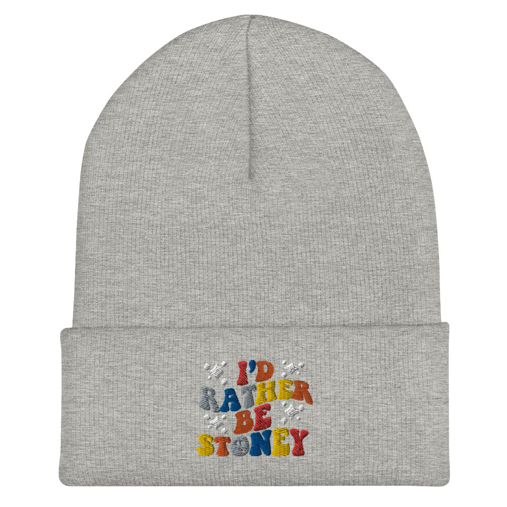 I’d Rather Be Stoney Bologna Cuffed Beanie