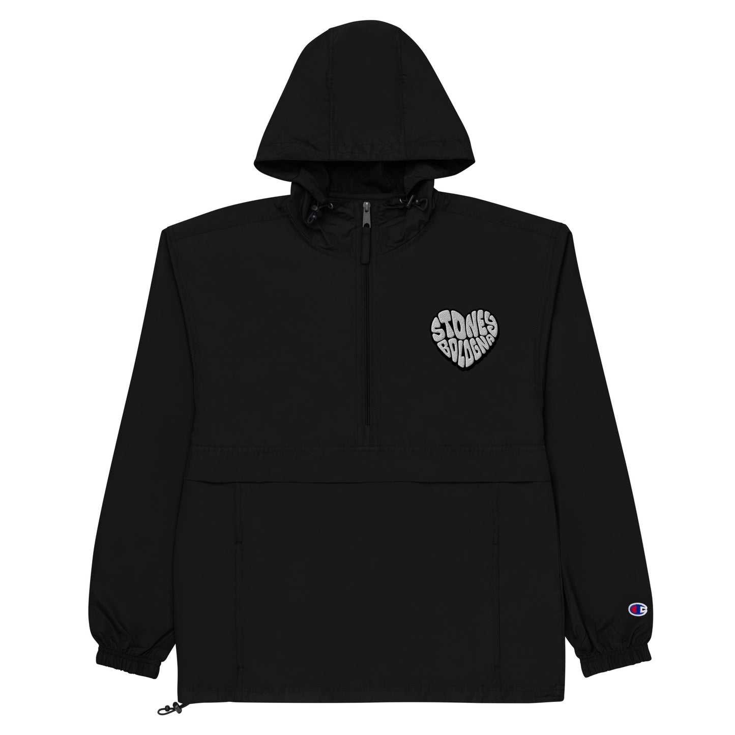 LOVERBOY Collection Stoney Bologna Heart Embroidered Champion Packable Jacket