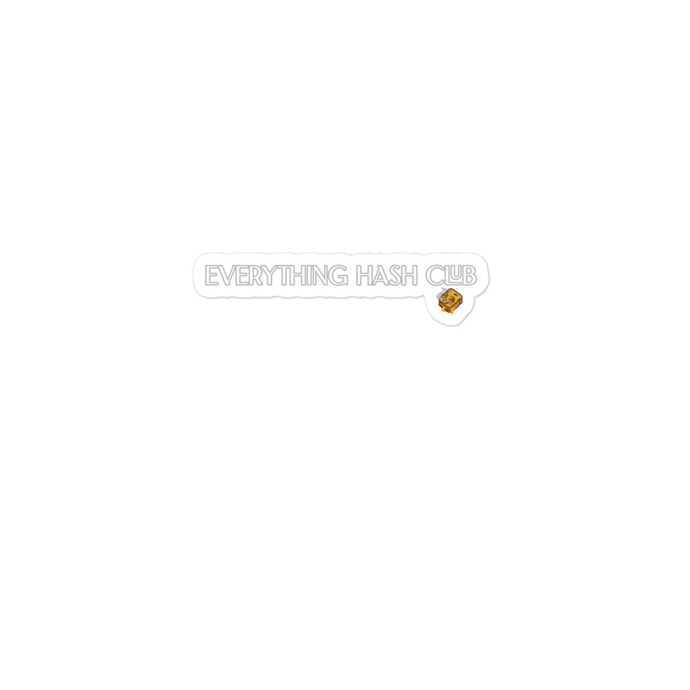 Limited Everything Hash Club Bubble-Free Stickers