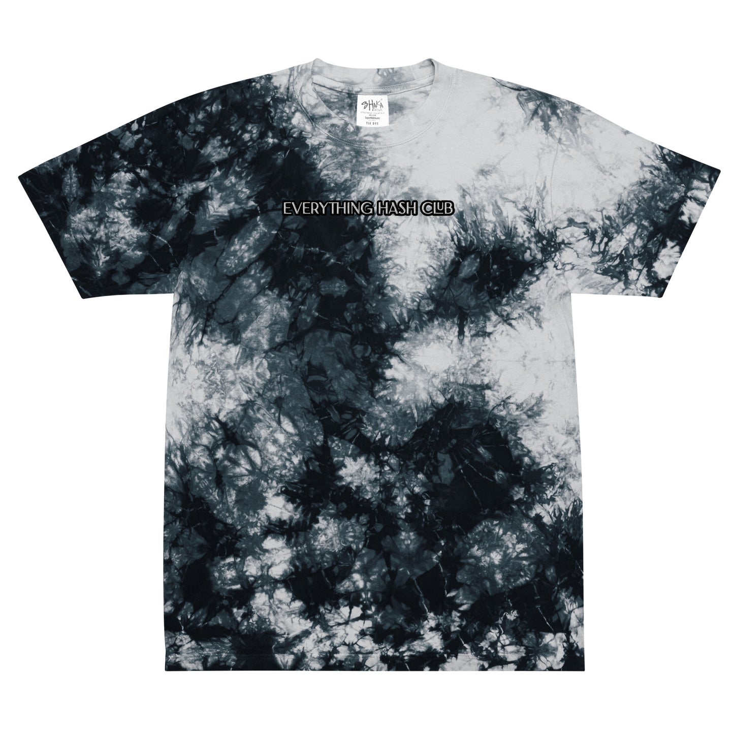 Limited Everything Hash Club Oversize Tie Dye Shirt