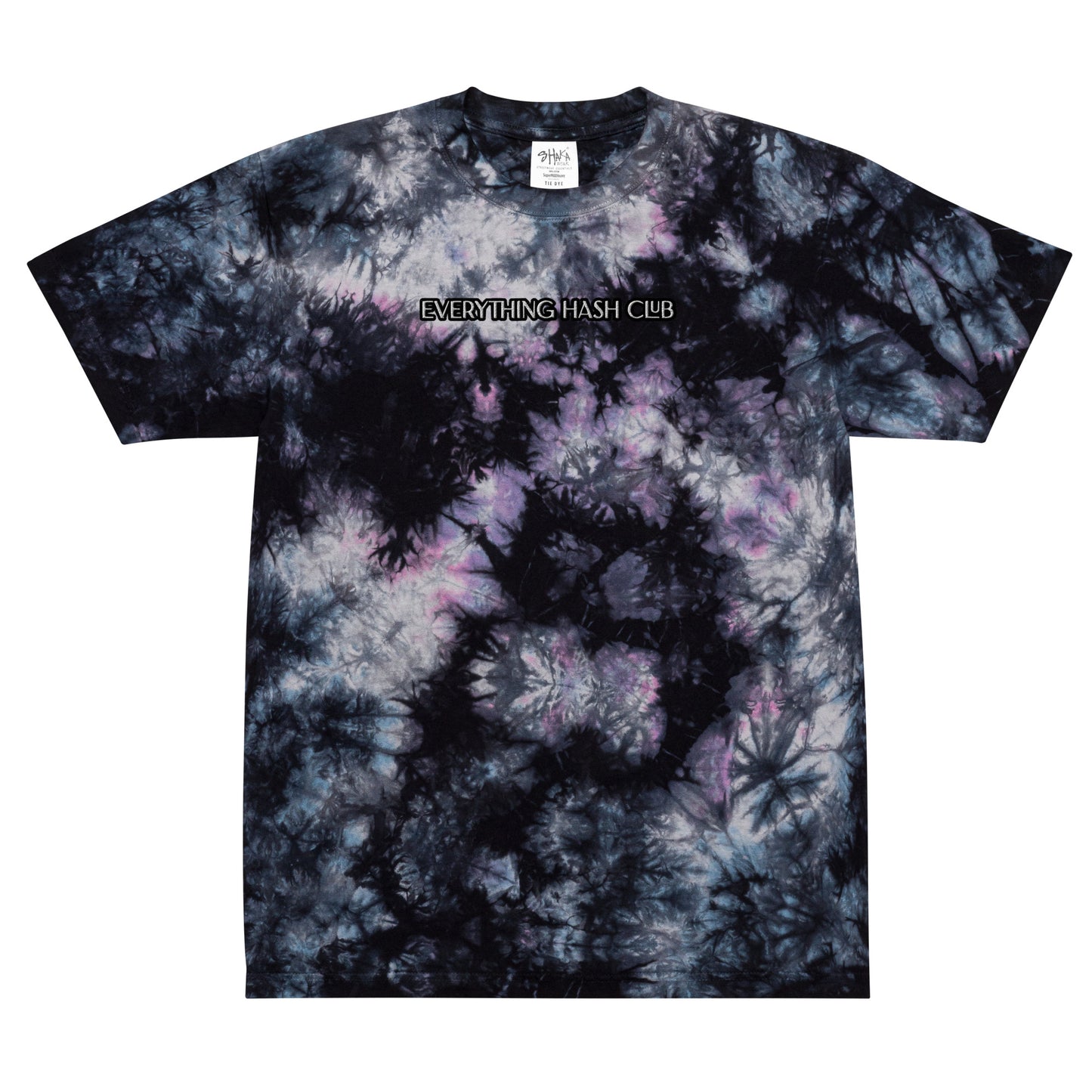 Limited Everything Hash Club Oversize Tie Dye Shirt